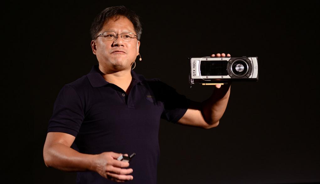Huang holding GTX 780 Ti 01