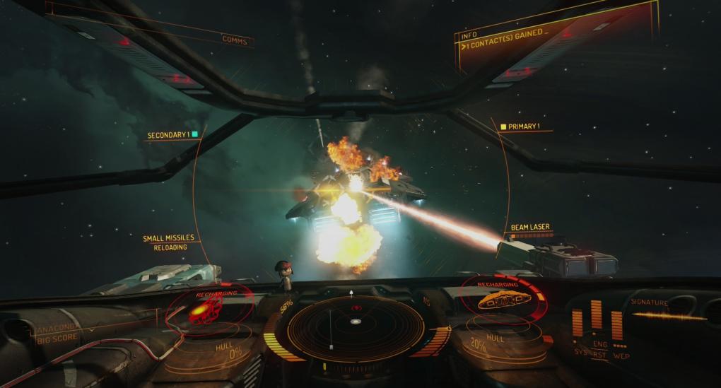 Elite: Dangerous - Infos zur Engine und erste technische Eindrücke aus der Alpha-Version des Star Citizen-Konkurrenten (3)