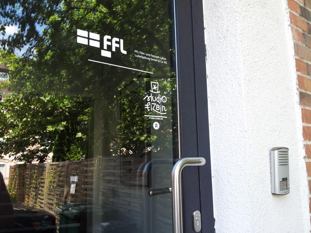 Eingang zu Fizbin Studios