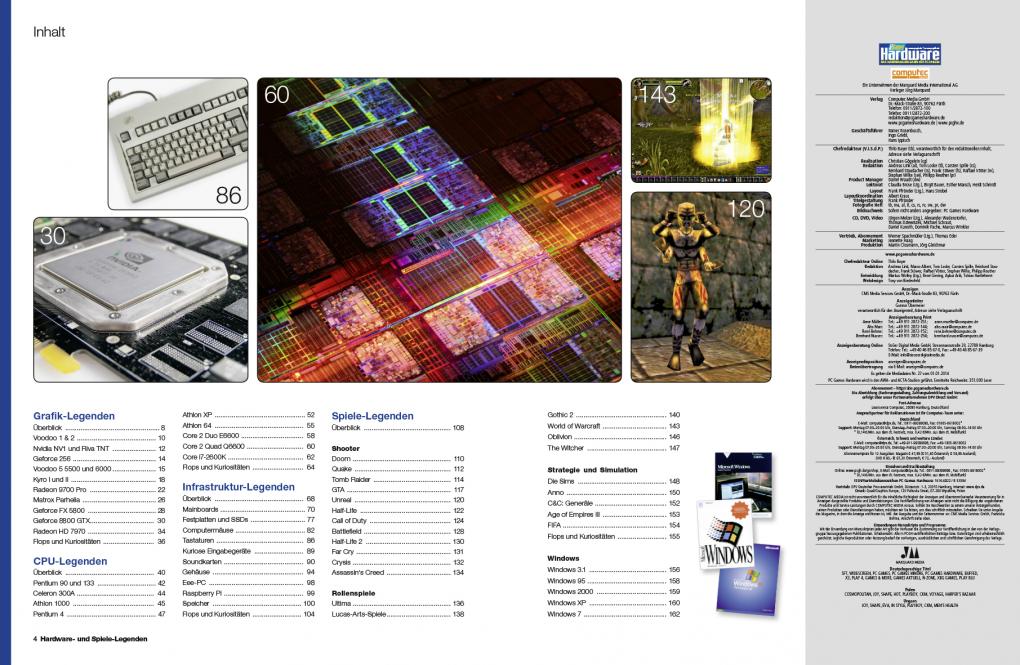 Inhalt: Legendäre Hardware und Spieleserien