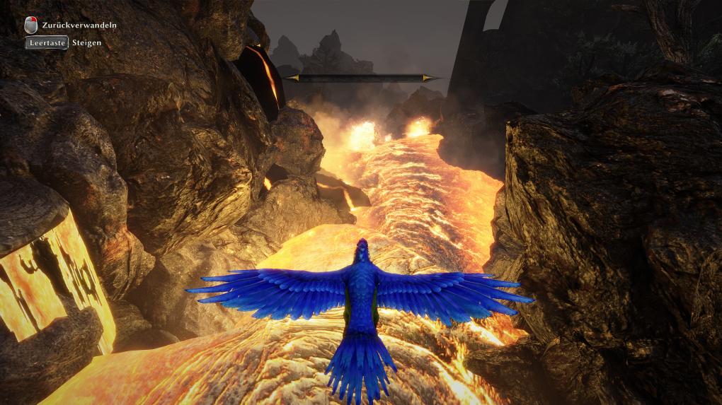 Risen 3 Benchmarkszene Polly on fire