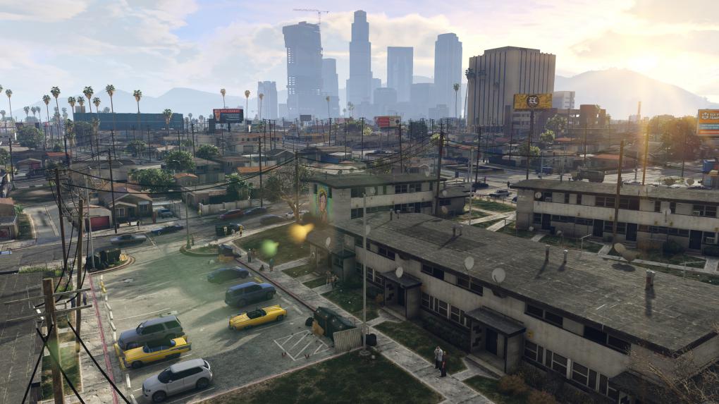 GTA 5 PC: Die tolle Weitsicht gut illustriert