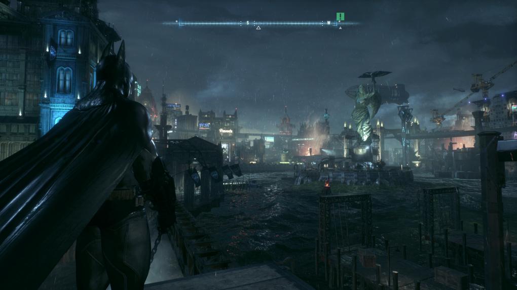 Stehen alle Grafikeinstellungen auf maximaler Stufe und besitzt die verbaute GPU zumindest 4 GiByte Speicher, sieht Arkham Knight durchaus hübsch aus.