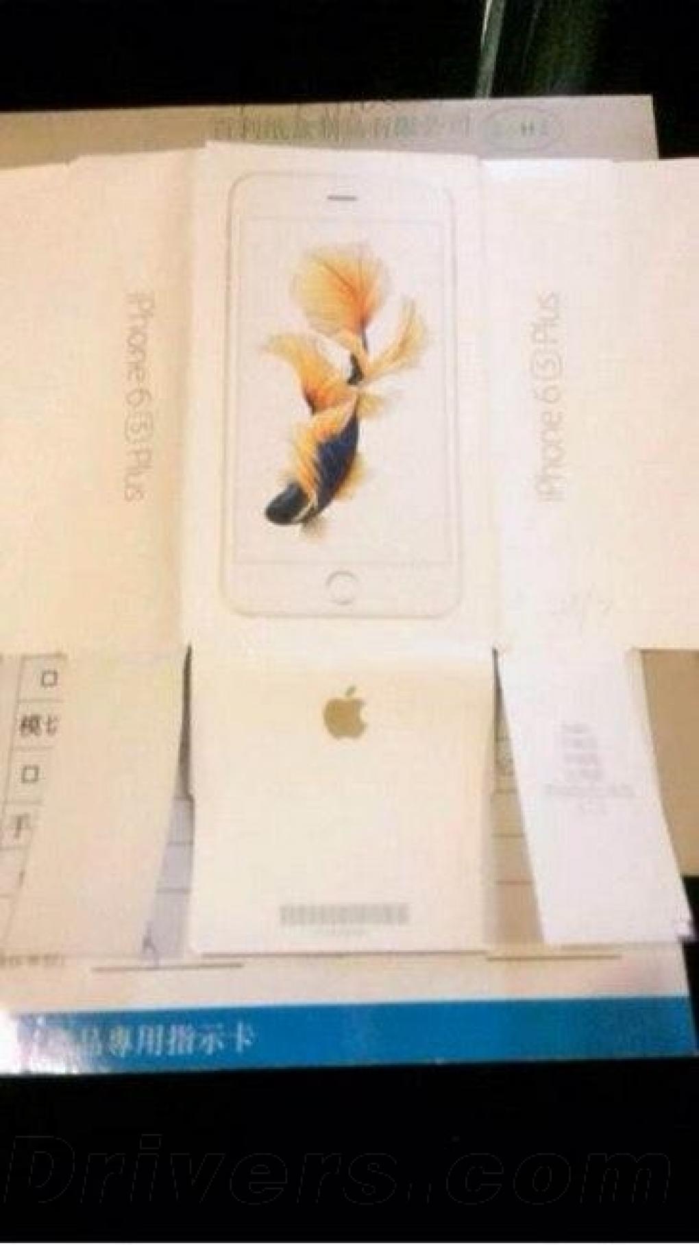 Dieses Bild soll ein iPhone 6s Plus samt Verpackung zeigen.