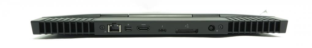 Alienware 13 R3: Anschlüsse an der Rückseite