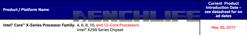 Angebliches Intel-Dokument nennt den 30. Mai als Vorstellungstermin für Skylake-X und Kaby Lake-X