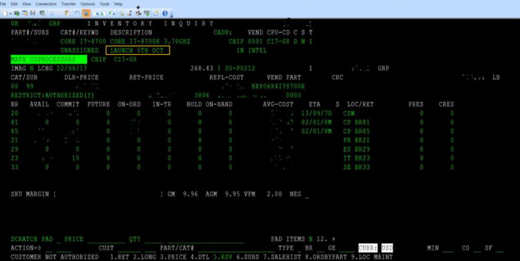 <strong>Intel Coffee Lake i7-8700K: </strong>Konkreter Release-Termin aufgetaucht