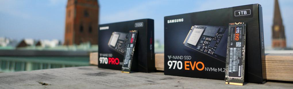 Samsung SSD 970 Pro und Evo