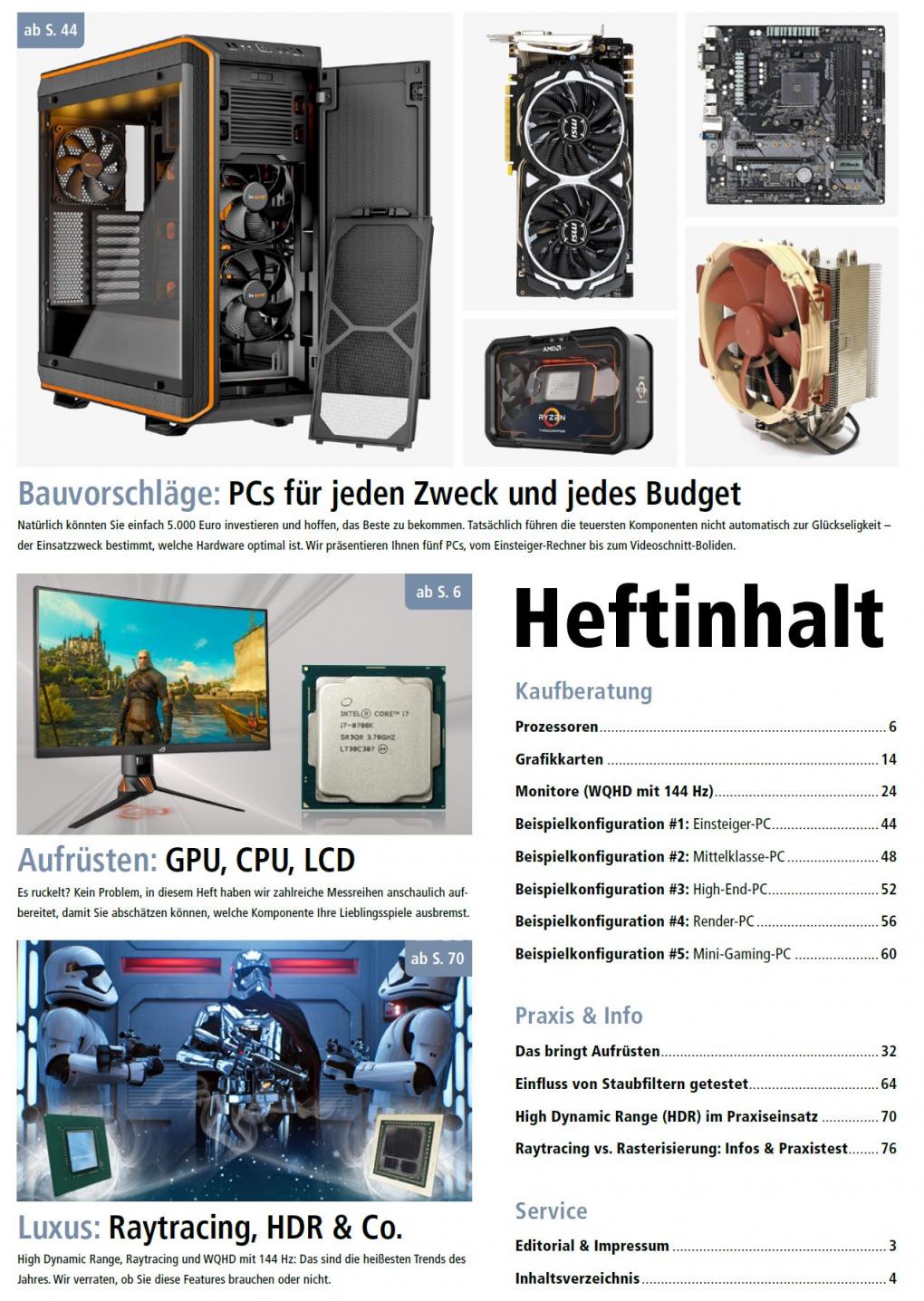 PCGH-Sonderheft 03/2018: Der komplette Inhalt