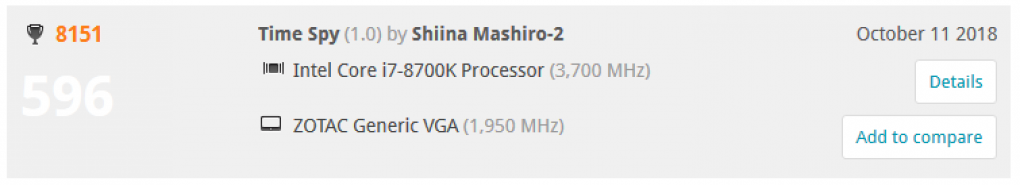 Nvidia Turing: Geforce RTX 2070 im 3D Mark Timespy der GTX 1080 auf den Fersen (1)