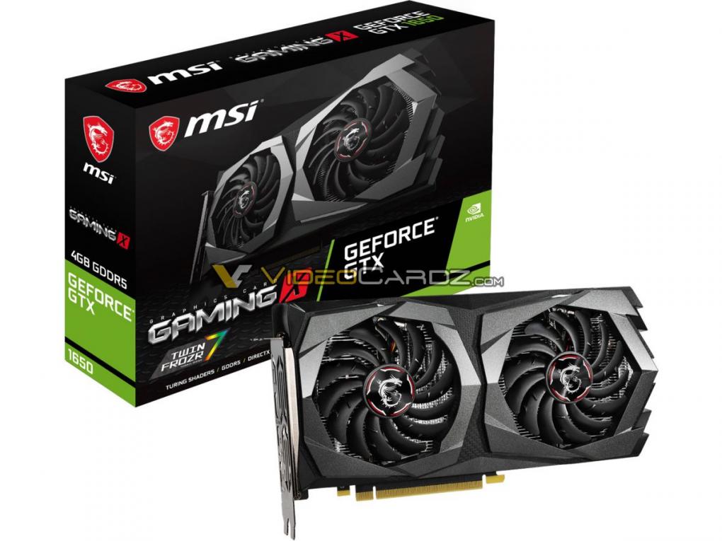 MSI GTX 1650 Gaming X