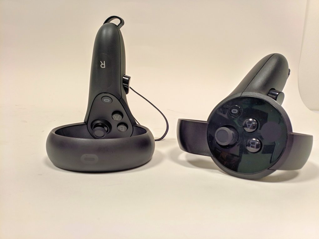 Oculus Quest im Test: Alter und neuer Controller