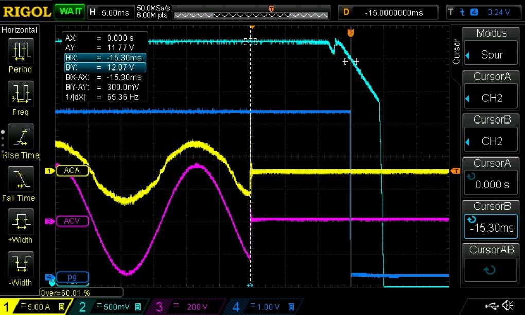 Sharkoon Silentstorm Cool Zero 650 Watt im Test - Hold up Time