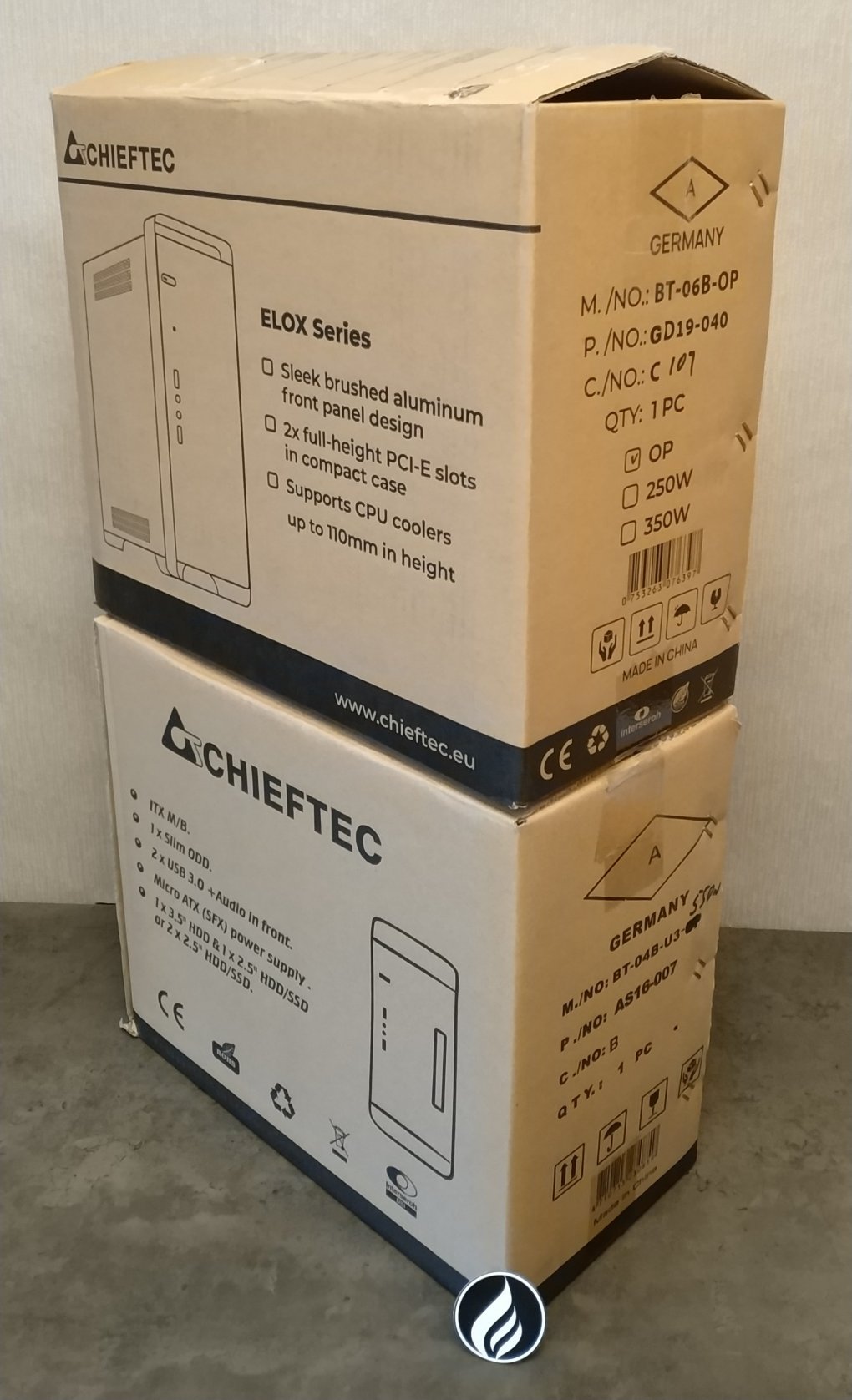 Verpackung&nbsp; -- Unten: 04B - Oben: 06B