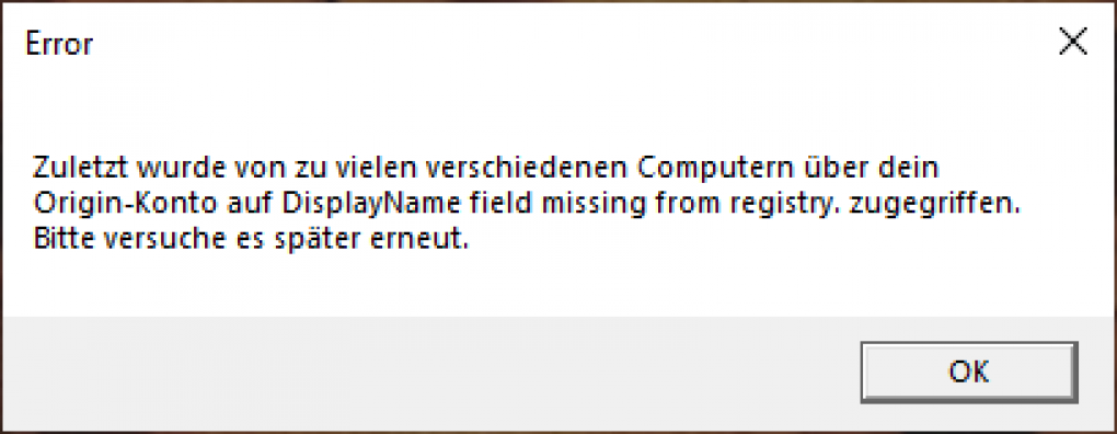 Origin-DRM: Jeder Hardware-Wechsel binnen kurzer Zeit wird registriert. Testet man zu schnell, wird der Account für viele Stunden gesperrt. PCGH testete SWJ Fallen Order daher mit fünf Accounts quasi-parallel.