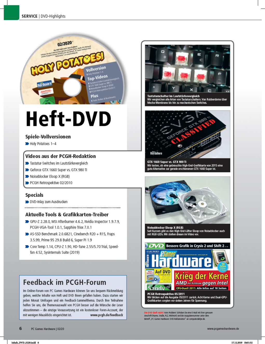 PCGH Ausgabe 232: DVD-Inhalt