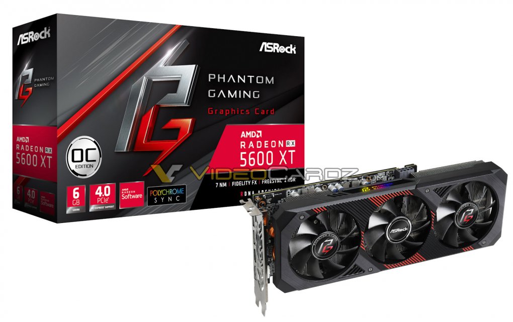Bild der Asrock Radeon RX 5600 XT Phantom Gaming D3