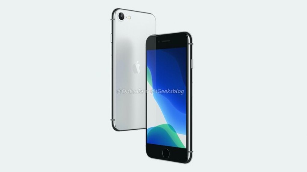Render-Bilder des iPhone SE 2.