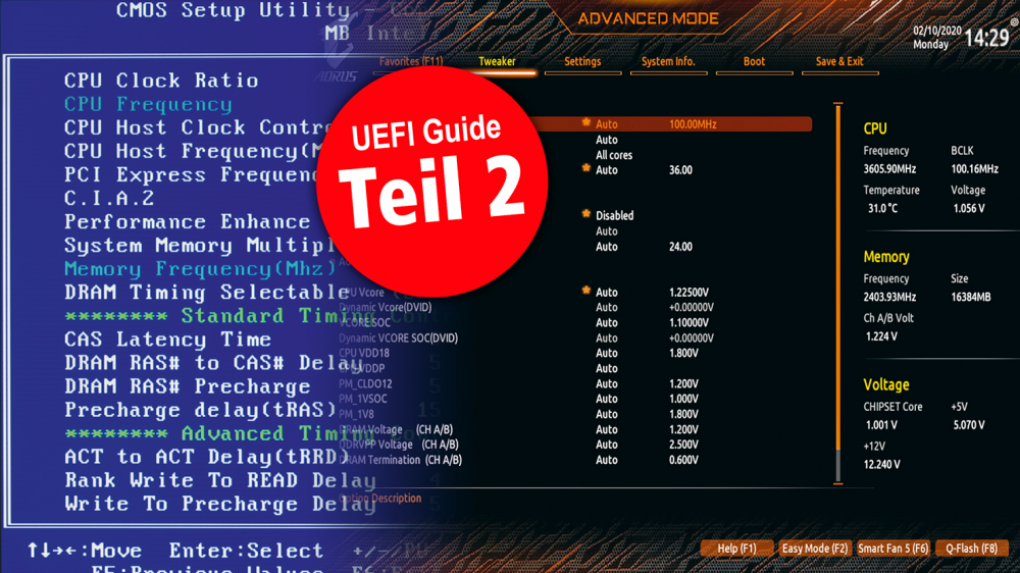 [PLUS] Tuning für AM4-Mainboards: Über 70 Optionen im Gigabyte-UEFI erklärt