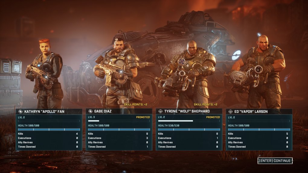 Fanservice: Gears Tactics lehnt sich nicht nur spielerisch stark beim Klassiker XCOM an. Die Entwickler machen daraus keinen Hehl, der Bildschirm vor Start und nach Ende einer Mission ist eine offenkundige Verbeugung vor dem Vorbild.