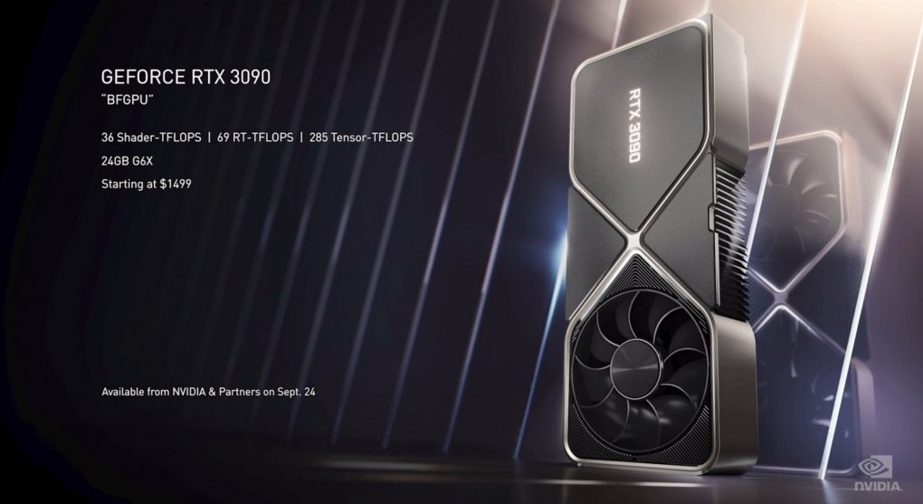 RTX 3090: Ab 24. September für 1.499 US-Dollar