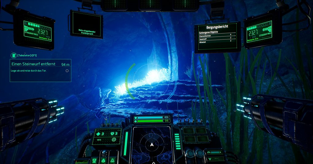 Aquanox Deep Descent im Techniktest: Sehenswertes Unterwasser-Ballern mit Unreal Engine 4 (Bilder: 4K-DCI downsampled @ 1440p) (16)