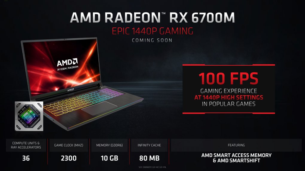 Raden RX 6700M