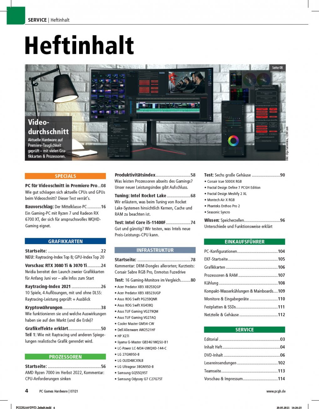 <strong>PCGH 07/2021 (#249):</strong> Die Inhalte der PCGH Print