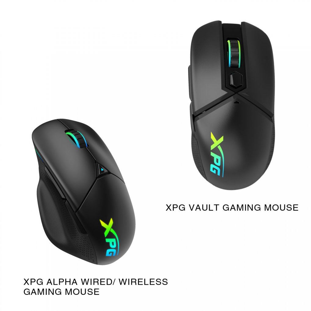 XPG stellt auf der CES 2022 auch ein neues Maus-Konzept namens XPG Vault aus.