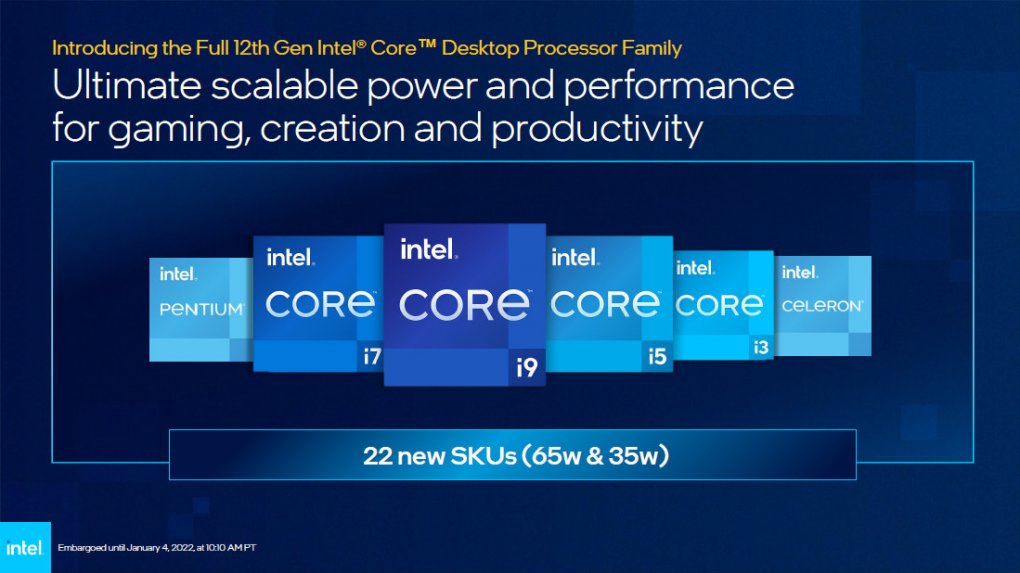 Egal, ob Sie mit dem Computer arbeiten oder 'nur' spielen wollen, Intel liefert mit den neuen Alder-Lake-Varianten eine Antwort für jedes Anwendungsgebiet.