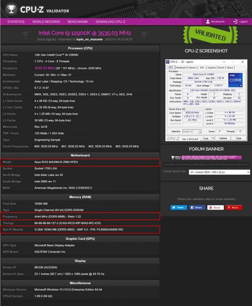 RAM-Overclocking: G.Skill verkündet neuen Weltrekord mit DDR5-8888 (1)