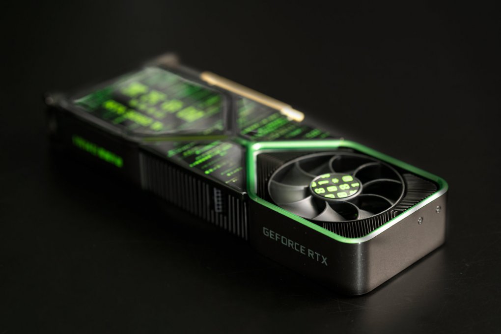 Nvidia verlost in China eine Geforce RTX 3080 Ti in Matrix-Optik.