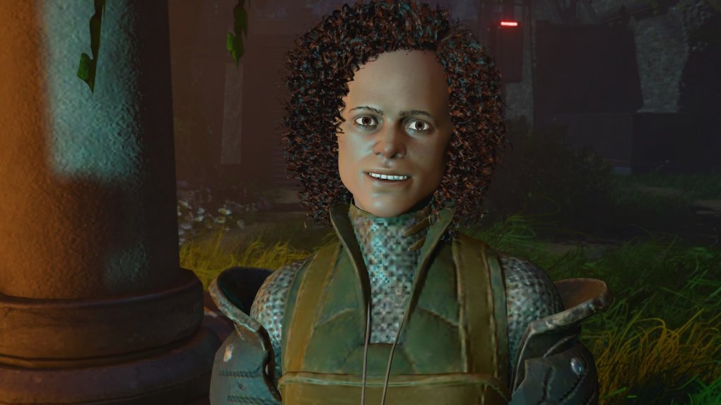 Die Gesichter sind detaillierter, bewegen sich aber vor allem im bewegten Bild im Uncanny-Valley. Die Beleuchtung der Zähne kann den Eindruck in manchen Szenen zusätzlich verstärken - die Textureinstellung ist in dem Ausschnitt nicht auf hoch gestellt.
