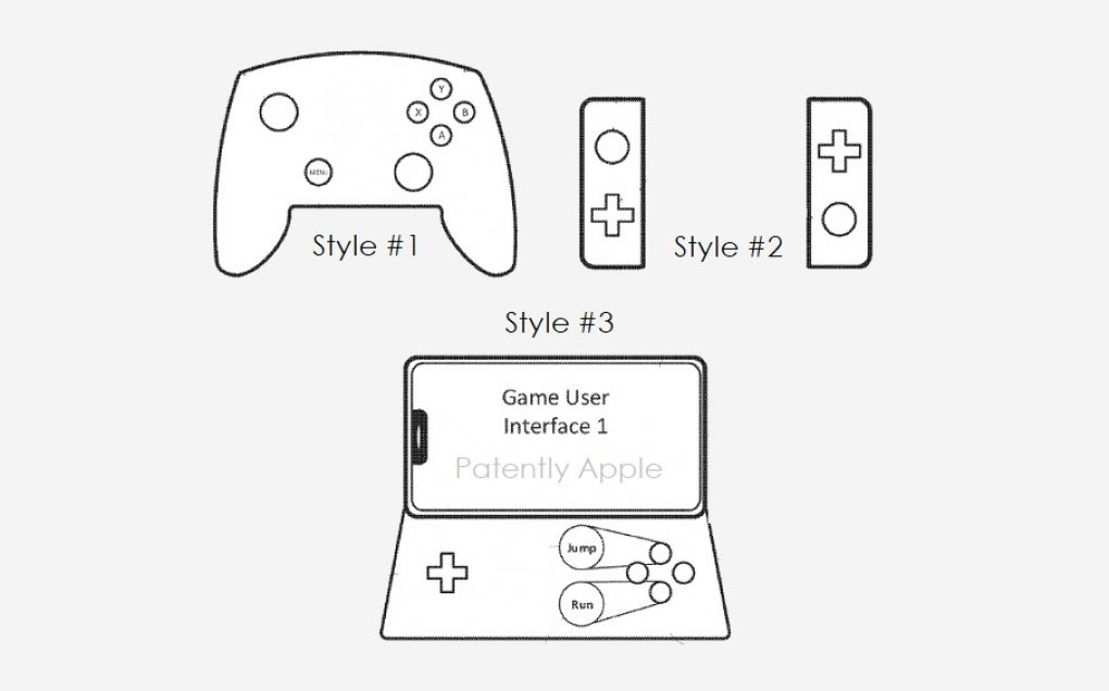 Für iPhone, iPad &amp; Co.: Apple-Patent zeigt 3 Gaming-Controller