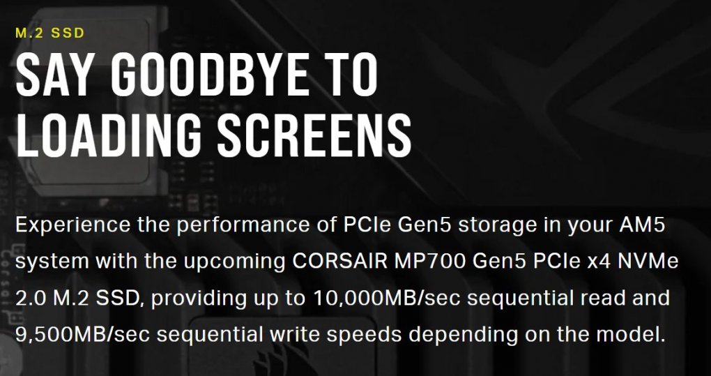 Corsair MP700: Neue SSD mit bis zu 10.000 MB/s via PCI-E 5.0 in Aussicht (2)