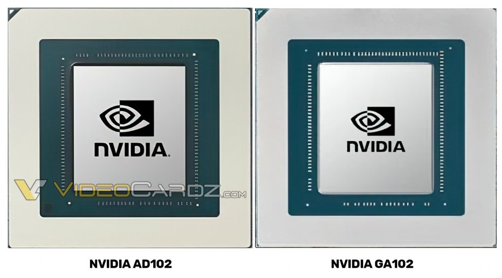 GPU-Direktvergleich zwischen AD102 und GA102.