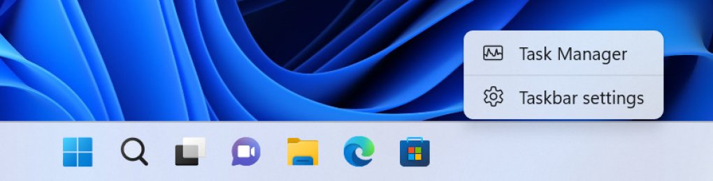 Durch den Insider Preview Build 25211 wird der Rechtsklick auf die Taskleiste wieder etwas nützlicher: Wie in Windows 10 kann man so jetzt den Taskmanager starten.