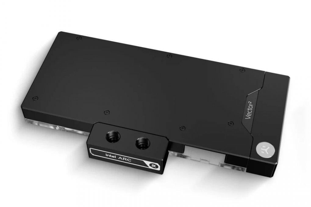 Rückseite des EK-Quantum Vector² Arc A750/A770