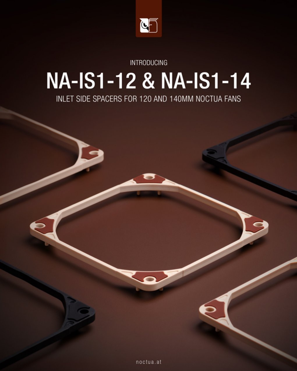 Die Abstandshalter Noctua NA-IS1-12 und NA-IS1-14