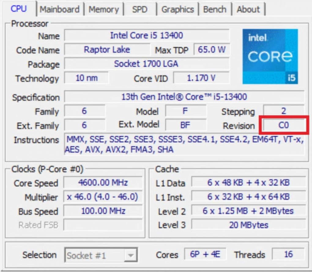 <strong>Core i5-13400: </strong>Angeblich 29 % schneller als Core i5-12400 (3)