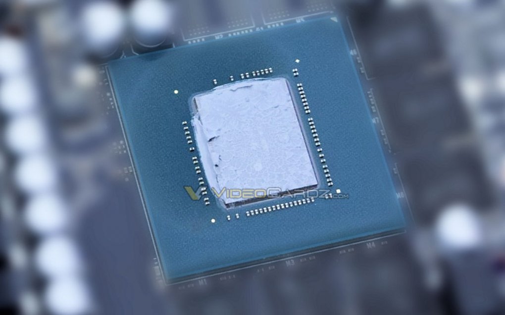 Ein von Videocardz veröffentlichtes Bild soll die AD104-GPU der Geforce RTX 4070 Ti zeigen.&nbsp;
