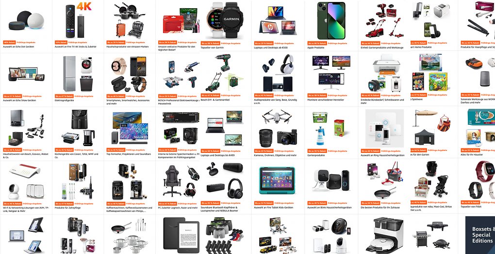 Nur noch bis Mitternacht: Hunderte Produkte bei Amazon zu Aktionspreisen.
