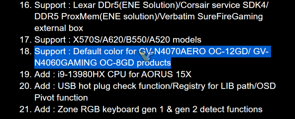 Gigabyte verrät den Speicherausbau der Geforce RTX 4070 und Geforce RTX 4060