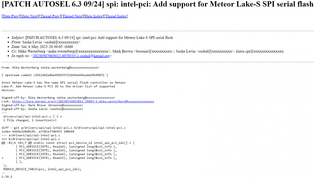 Intel Core-i-14000 ('Meteor Lake-S') soll von Linux 6.3 unterstützt werden
