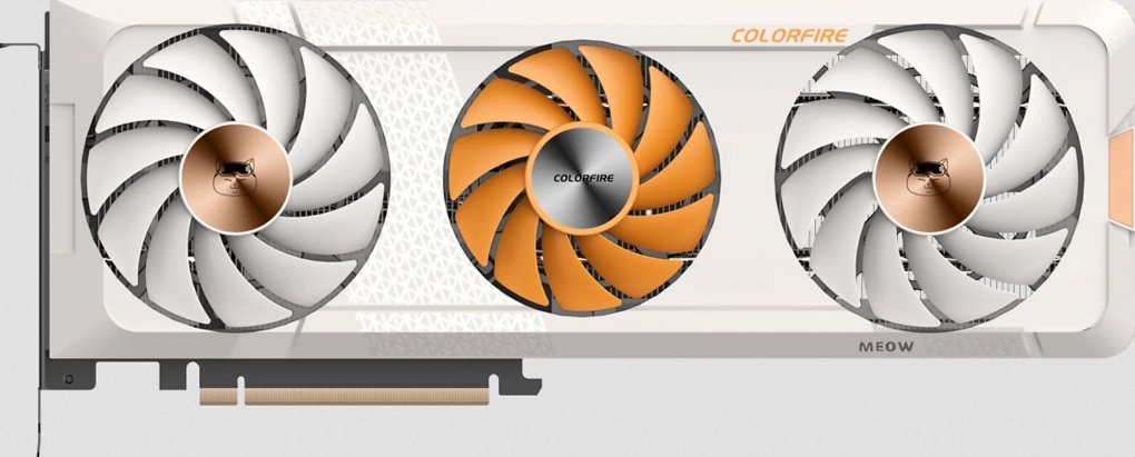 Die Colorfire MEOW-Series umfasst Grafikkarten auf Basis der Geforce RTX 4070 und 4060 Ti