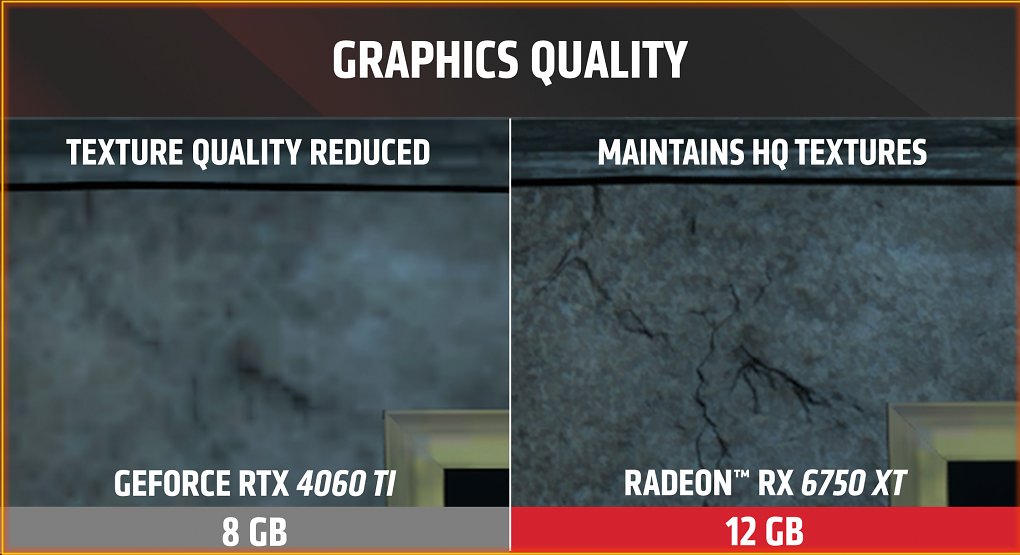 AMD bietet laut eigenen Angaben die bessere Qualität bei den Texturen