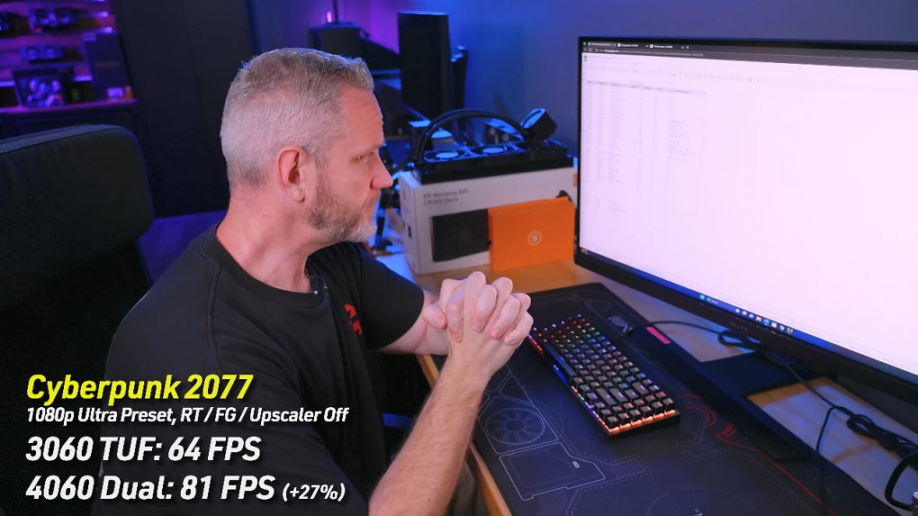 Influencer hatten die Möglichkeit, Benchmark-Werte aus Cyberpunk 2077 mit der Geforce RTX 4060 zu veröffentlichen.