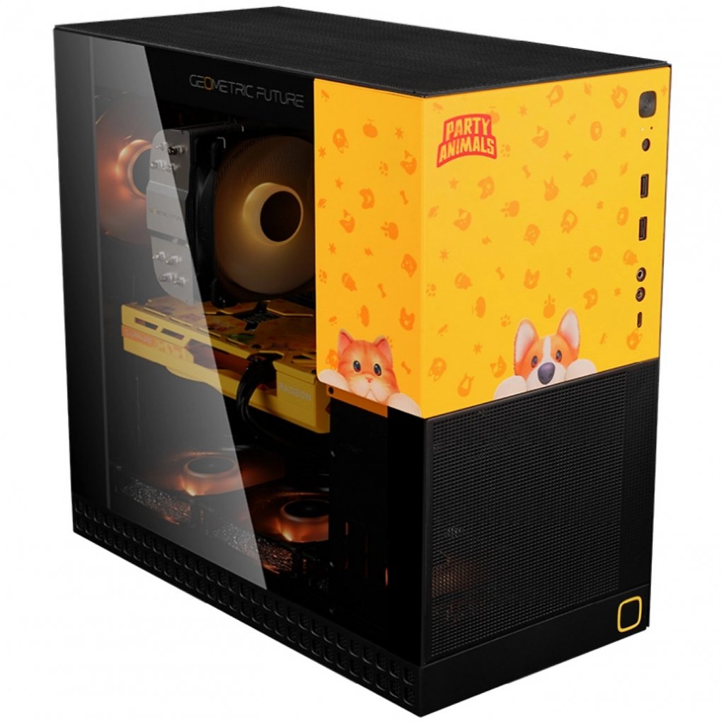 Sapphire Radeon RX 7600 'Party Animals' im Komplett-PC