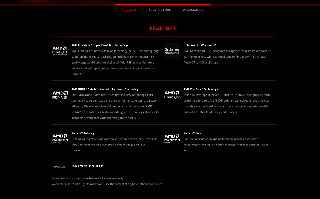 Das Featureset der AMD Radeon RX 7800 XT