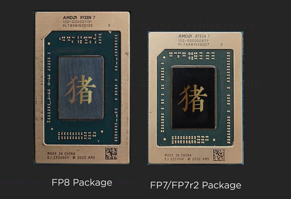 AMD Ryzen 7000S im FP8-Package und AMD Ryzen 7000U im FP7-Package
